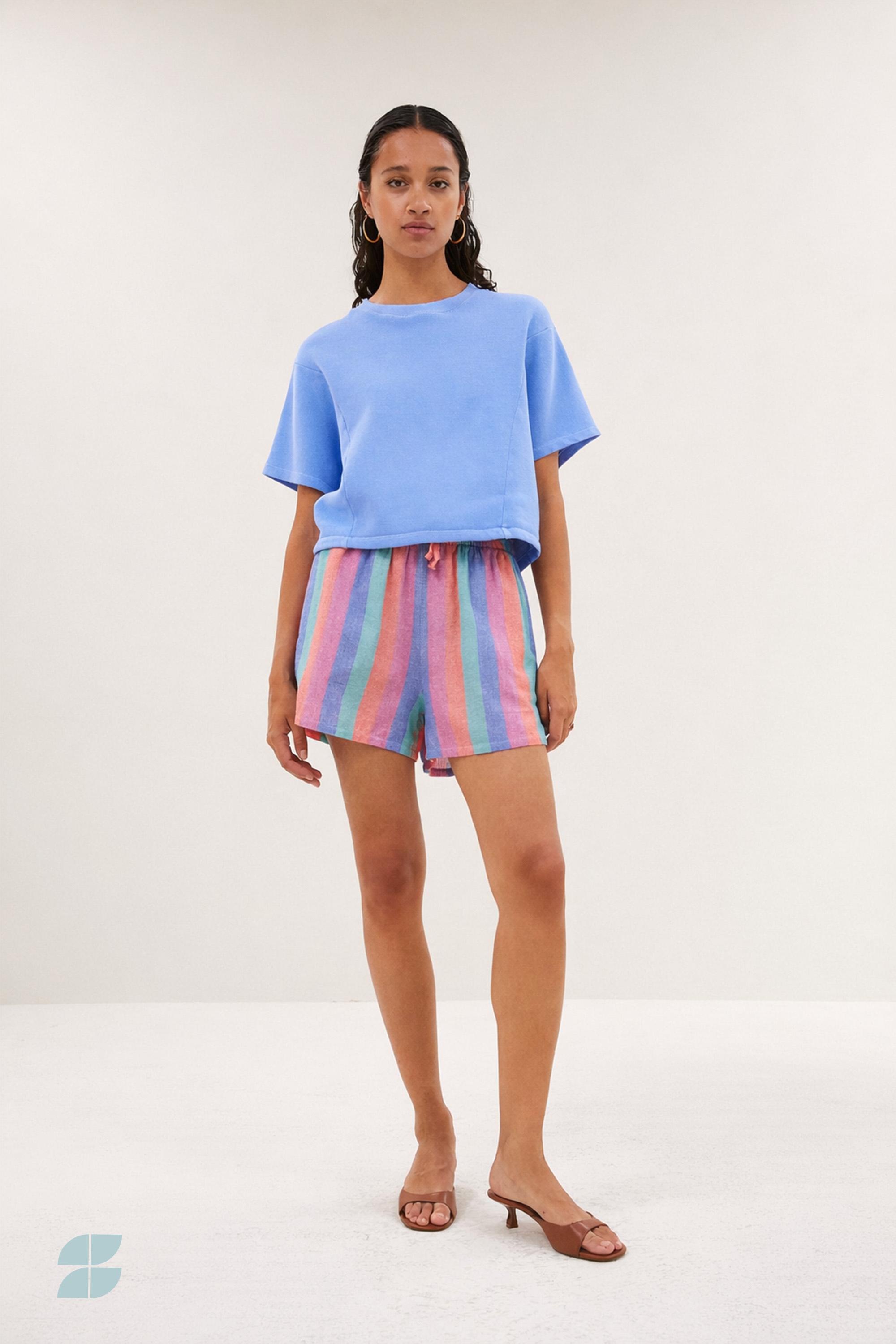 By-Bar Suki Sweat Top City Blue Damen T-Shirt hellblau